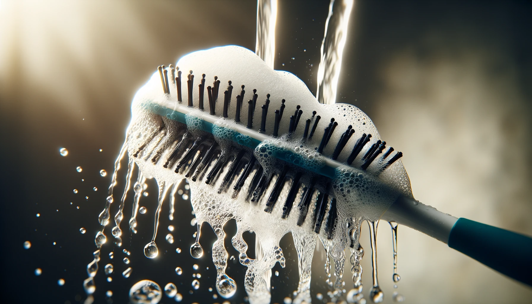 comment rinçer votre brosse à cheveux